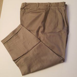 Nordstrom Brand Dress Slacks, Taupe, 40W